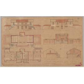 Plan of Newport Surf Life Saving Clubhouse 1932
