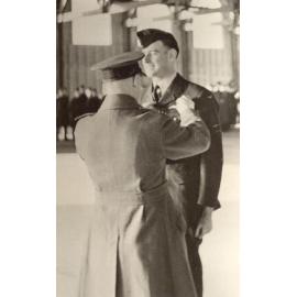 Ray Thorold-Smith getting his wings 