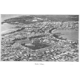 Aerial photo of Manly, 1924