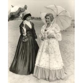Joan Thorburn and friend, Colonial Day 