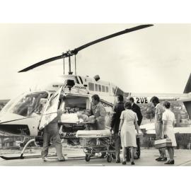 Surf Life Saving rescue helicopter, early 1980s
