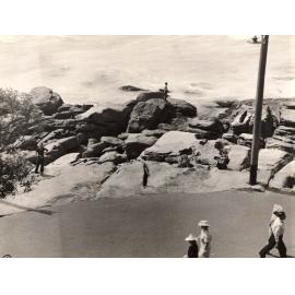 Low tide, rocks, South Steyne, Manly, 23rd February 1940