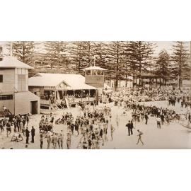 Surf carnival, Manly Life Saving clubhouse, Manly