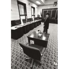 Mayor Sue Sacker, Council Chambers, 1994