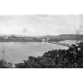 Narrabeen Lagoon from Alleyne Lookout, Narrabeen, 1900s