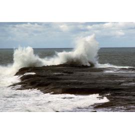 Cross Waves Over Pulpit Rock, Gerroa, 1986