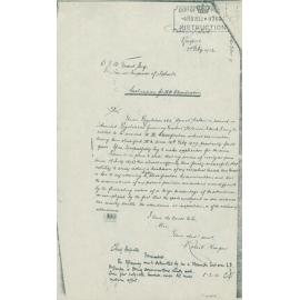 Application from Robert Harper for IIB Classification, Newport, 1912