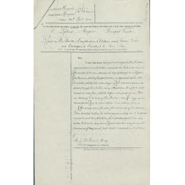 Report on Mrs Boulton's Complaint to Children Using Garden Tools and Consequent Accident to Her Son, Newport, 1914