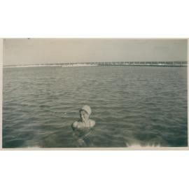 A Freezing Morning Swim in Narrabeen Rockpool, Narrabeen, 1943