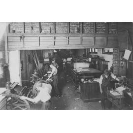 The Manly Daily workshop, Manly, 1926