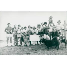 Restoration Project Workers Group Photo, Avalon Beach, 1984