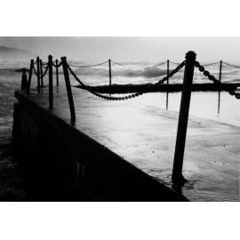 Concrete walkway along South Curl Curl Rockpool, Curl Curl, c1967-1973