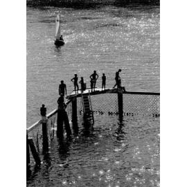 People swimming  at Little Manly Pool, c1967–1973
