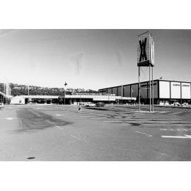 Warringah Mall carpark and entrance, Brookvale, c1967–1973