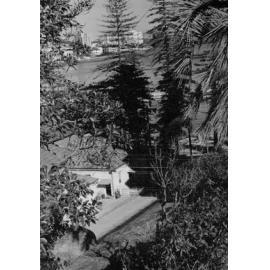 Obstructed view across Manly Cove from the western shore, Manly, c1967–1973