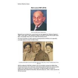 Ben Love (1907-2010)