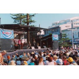 Manly Jazz Festival at The Corso stage, Manly, 2002