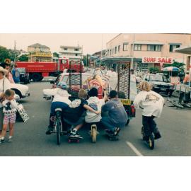 Street activity at Dee Why Motor Show, Dee Why, 1993
