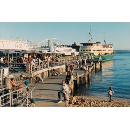 Manly Wharf foreshore and ferry, Manly, 1995