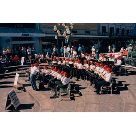 Benjamin's Big Band playing at The Corso, Manly, 1994