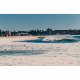Surf line and breakers at Queenscliff Beach, Queenscliff, 1996