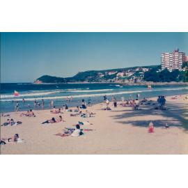 Autumn beach scene at Manly Beach, Manly,1992