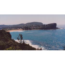Shoreline and headland at Bilgola Beach, Bilgola, 2001