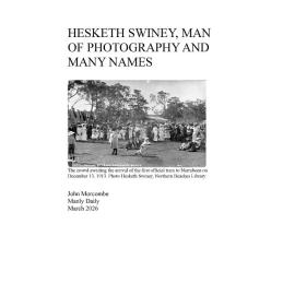 Hesketh Swiney, photographer