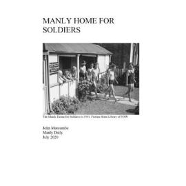 Manly Home for Soldiers, Whistler Street, Manly