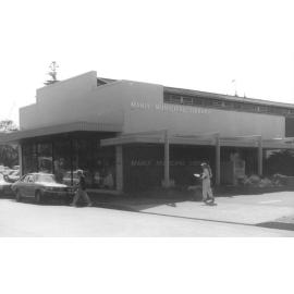 Manly Municipal Library on Wentworth Street, Manly, c1975