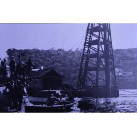The Spit Bridge Under Construction, Seaforth, c1924