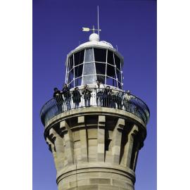 Mulhall descendants looking out Barrenjoey Lighthouse, Palm Beach, 1992