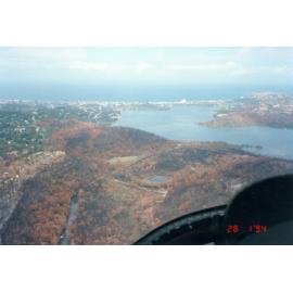 Bush fire damage near Narrabeen lagoon