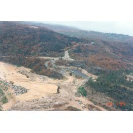 Bushfire damage near Kimbriki Tip