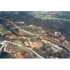 Bushfire damage, Elanora Heights