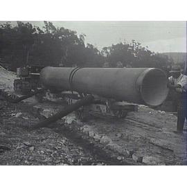 Construction of the water supply from Pymble to Beacon Hill