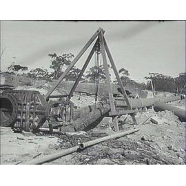 Construction of the water supply from Pymble to Beacon Hill