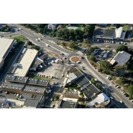 Aerial View Corner of Park Street and Pittwater Road, Mona Vale
