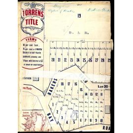 Kyles of Bute, Church Point, c1920 : Subdivision plan