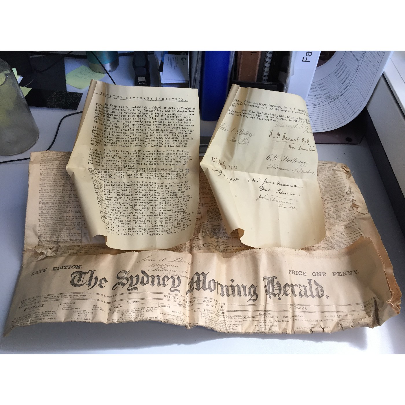 Harbord Literary Institute Time Capsule