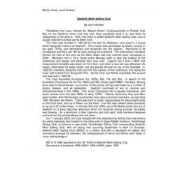 Seaforth Moth Sailing Club